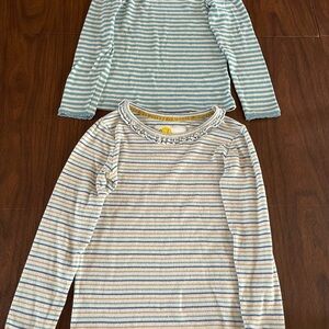 Boden Girls 7-8 Pointelle Long Sleeve Tops